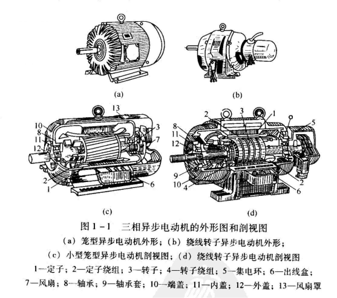 異步電動(dòng)機(jī)的基本結(jié)構(gòu)