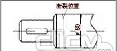 減速機(jī)軸承斷裂圖